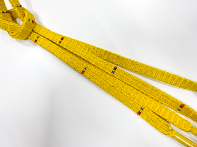 未使用品　正絹　手組帯締め